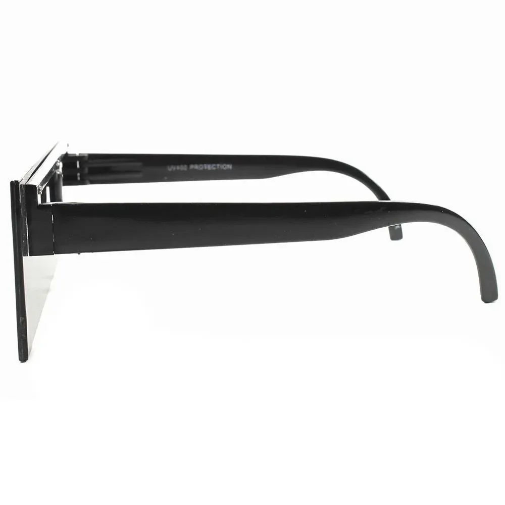 One-piece Black Bar Space Robot Party Costume Futuristic Novelty Sun Glasses